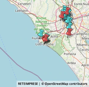 Mappa 00100 Lido di Ostia RM, Italia (18.155)