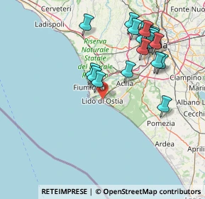 Mappa 00100 Lido di Ostia RM, Italia (17.641)