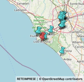 Mappa 00100 Lido di Ostia RM, Italia (15.73895)