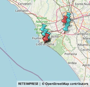 Mappa 00100 Lido di Ostia RM, Italia (9.94455)