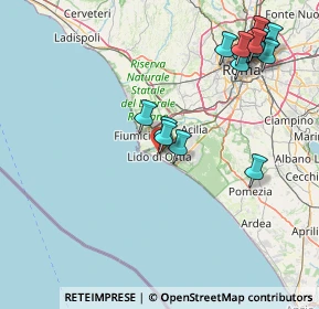 Mappa 00100 Lido di Ostia RM, Italia (19.63875)