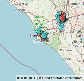 Mappa 00100 Lido di Ostia RM, Italia (15.4985)