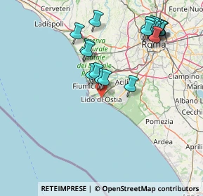 Mappa 00100 Lido di Ostia RM, Italia (18.0555)