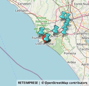 Mappa 00100 Lido di Ostia RM, Italia (9.41769)