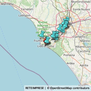 Mappa Via delle Baleniere, 00122 Lido di Ostia RM, Italia (11.49059)