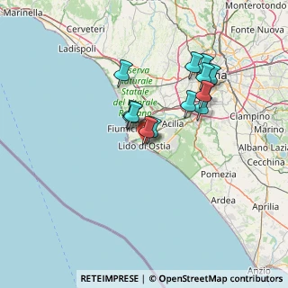 Mappa Via delle Baleniere, 00122 Lido di Ostia RM, Italia (12.10923)