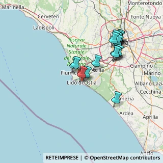 Mappa Via delle Baleniere, 00122 Lido di Ostia RM, Italia (15.73895)