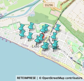 Mappa 00100 Lido di Ostia RM, Italia (0.60875)
