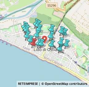 Mappa 00100 Lido di Ostia RM, Italia (0.6965)