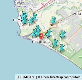 Mappa 00100 Lido di Ostia RM, Italia (3.46071)