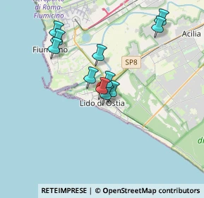 Mappa 00100 Lido di Ostia RM, Italia (3.28182)