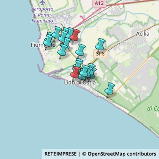 Mappa Via delle Baleniere, 00122 Lido di Ostia RM, Italia (2.7485)