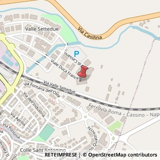 Mappa Via Valle Settedue, snc, 00034 Colleferro, Roma (Lazio)