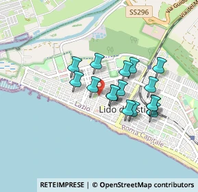 Mappa Via delle Sirene, 00121 Lido di Ostia RM, Italia (0.715)