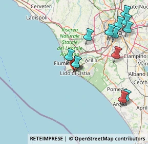 Mappa Via delle Sirene, 00121 Lido di Ostia RM, Italia (18.73)