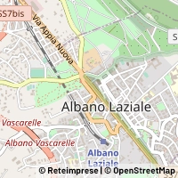 Mapa Albano Laziale