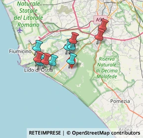 Mappa Via Cardano, 00124 Roma RM, Italia (6.10545)