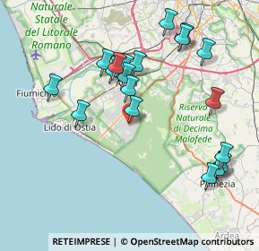 Mappa Via Cardano, 00124 Roma RM, Italia (8.843)