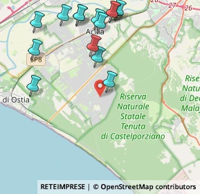 Mappa Via Cardano, 00124 Roma RM, Italia (5.27857)