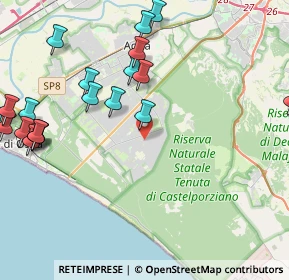 Mappa Via Cardano, 00124 Roma RM, Italia (5.6575)