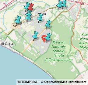 Mappa Via Cardano, 00124 Roma RM, Italia (4.80917)