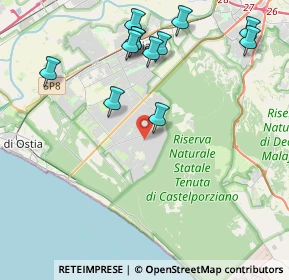 Mappa Via Cardano, 00124 Roma RM, Italia (4.89917)