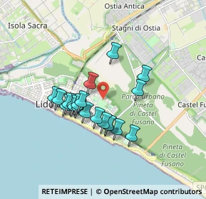 Mappa Via Mar Rosso, 00122 Lido di Ostia RM, Italia (1.5)