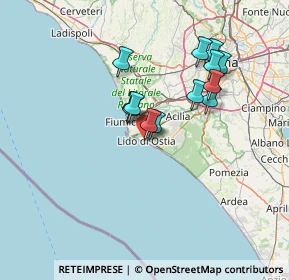 Mappa Via dei Bragozzi, 00100 Lido di Ostia RM, Italia (12.26385)