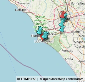 Mappa Via dei Bragozzi, 00100 Lido di Ostia RM, Italia (11.88077)