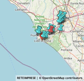 Mappa Via dei Bragozzi, 00100 Lido di Ostia RM, Italia (11.97471)