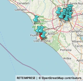 Mappa Via dei Bragozzi, 00100 Lido di Ostia RM, Italia (20.96294)