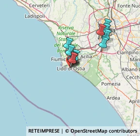 Mappa Via dei Bragozzi, 00100 Lido di Ostia RM, Italia (10.13273)