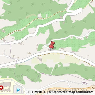 Mappa Via Vallefredda, 6, 03030 Pescosolido, Frosinone (Lazio)