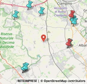 Mappa Via Teora, 00134 Spregamore RM, Italia (6.19182)