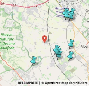 Mappa Via Teora, 00134 Spregamore RM, Italia (5.10909)