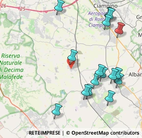 Mappa Via Teora, 00134 Spregamore RM, Italia (4.94813)