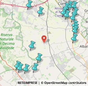 Mappa Via Teora, 00134 Spregamore RM, Italia (6.14737)