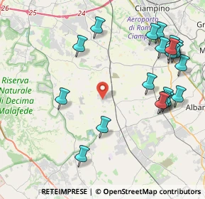 Mappa Via Teora, 00134 Spregamore RM, Italia (5.245)