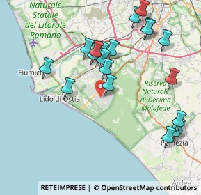 Mappa Roma, 00124 Roma RM, Italia (9.0685)