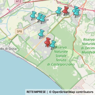 Mappa Via Preore, 00124 Roma RM, Italia (4.97818)