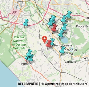 Mappa Via di Santa Fumia, 00100 Roma RM, Italia (7.08938)