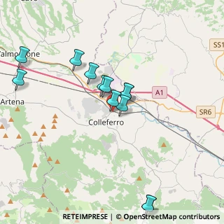Mappa Via del Commercio, 00034 Colleferro RM, Italia (3.975)
