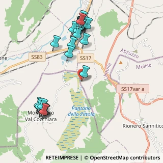 Mappa Località Brionna Strada statale 17 km 151, 67030 Scontrone AQ, Italia (2.57741)