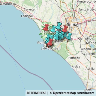 Mappa Lm Duca Degli Abruzzi, 00121 Lido di Ostia RM, Italia (8.6265)