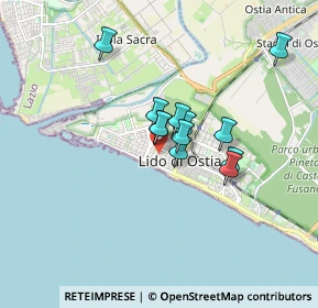 Mappa Corso Duca di Genova, 00121 Lido di Ostia RM, Italia (1.25583)