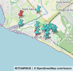 Mappa Corso Duca di Genova, 00121 Lido di Ostia RM, Italia (1.44833)