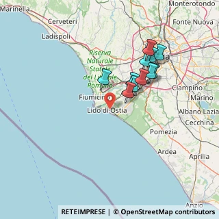 Mappa Via Federico Paolini, 00122 Lido di Ostia RM, Italia (13.42455)