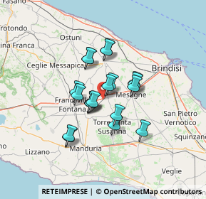 Mappa SP 71, 72022 Latiano BR (10.2125)