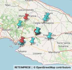 Mappa Via Luis Pasteur, 74023 Grottaglie TA, Italia (11.68333)