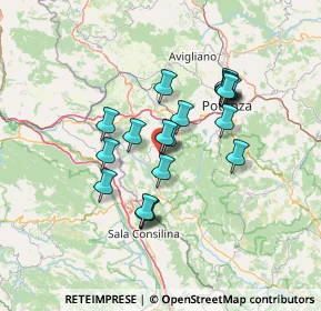 Mappa Vico I S. Marco, 85050 Satriano di Lucania PZ, Italia (12.3185)